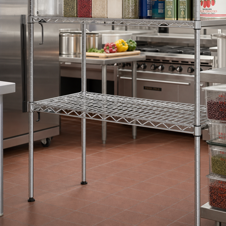 Product image #2 for Metro Super Erecta 30" W x 24" D Super Adjustable Wire Shelf with Stainless Steel Finish