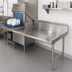 Thumbnail image #2 for Advance Tabco Straight Right-Attach Dish Table with 10-1/2