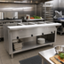 Thumbnail image #2 for Advance Tabco Triumph (Supreme) 4-Well Electric Hot Food Table with Cutting Board Shelf, 208/240 Volts, Stainless Steel