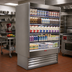 Thumbnail image #2 for Howard-McCray 35E Series SC-OD35E-5-LED 63-Inch Dairy Open Merchandiser with LED Shelves