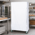 Thumbnail image #2 for Quantum White Nylon Wire Cart Cover with Zipper Flap for 18 x 72 x 74 Inch Carts