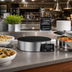 Thumbnail image #2 for CookTek Silenzio Round Drop-In Induction Buffet Warmer, 650W, 100-120V