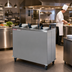 Thumbnail image #2 for Dinex DXPIDPH3E1012 Heated Mobile Enclosed 3-Silo Plate Dispenser