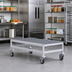 Thumbnail image #2 for Fermostock Mobile Aluminum Dunnage Rack with 5-Inch Casters, 47 x 18 x 17 Inches, 800 lb Per Shelf
