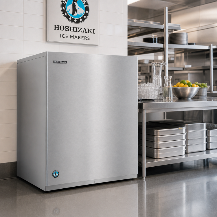Product image #2 for Hoshizaki 30-Inch Cube-Style Air-Cooled Remote Ice Maker, Crescent Cubes, Stainless Steel