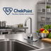 Thumbnail image #2 for T&S ChekPoint Touchless Electronic Sensor Deck Mount Faucet with 4-1/8-Inch Rigid Gooseneck and Hydro-Generator Power