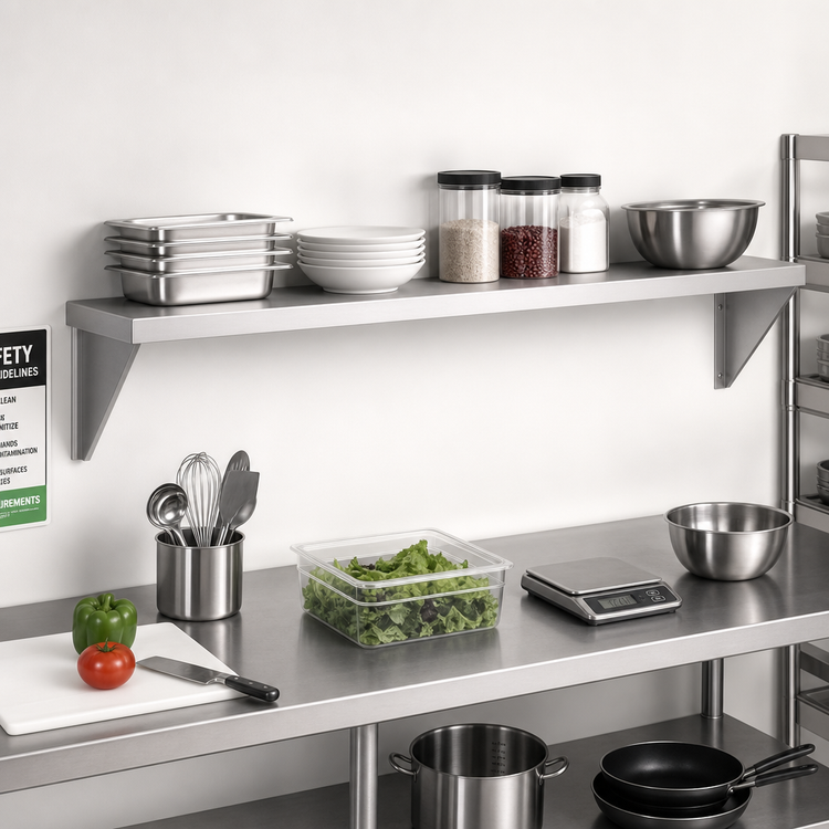 Product image #2 for Channel AWS1236 Solid Knock-Down Aluminum Wall Shelf, 36 x 12 Inches
