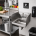 Thumbnail image #2 for John Boos Pro-Bowl Wall-Mount Stainless Steel Hand Sink, 14