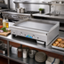 Thumbnail image #2 for Comstock-Castle Countertop Gas Griddle, 30 Inch W x 20 Inch D, 5/8 Inch Highly Polished Steel Plate, Thermostat Controls