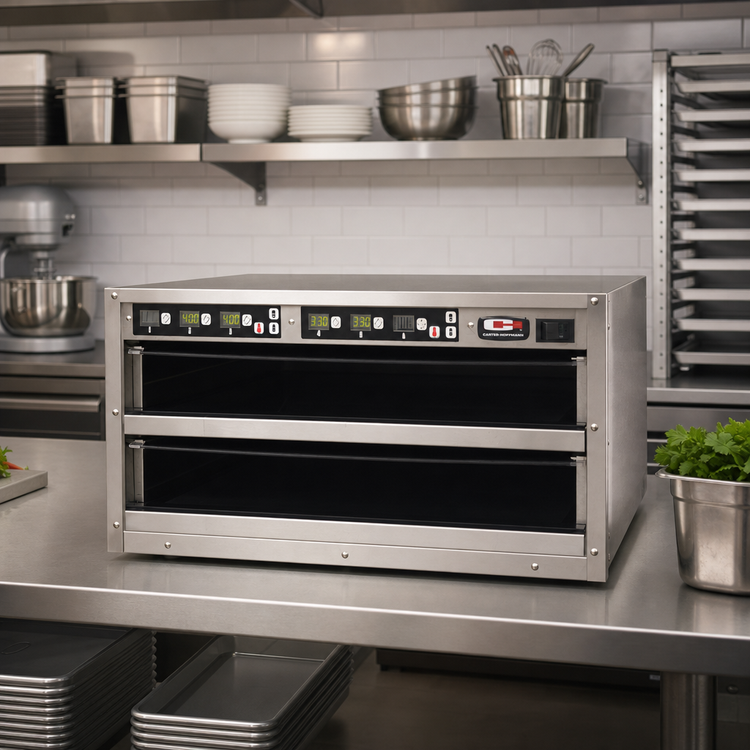 Product image #2 for Carter-Hoffmann MC212GS-2T Modular Holding Cabinet with Individual Pan Timers, 24-3/8-Inch Wide, Stainless Steel