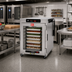 Thumbnail image #3 for Metro HotBlox™ Wide 8-Pan Pass-Thru Insulated Holding Cabinet, Undercounter, Digital Touchscreen, Clear Front and Rear Doors