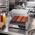 Thumbnail image #2 for APW Wyott X*PERT HotRod HRS-20 Compact 11-Roller Tru-Turn Hot Dog Roller Grill