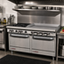 Thumbnail image #2 for Southbend S-Series 60-Inch Gas Restaurant Range with 2 Open Burners, 48-Inch Griddle, Convection Oven, and Standard Oven