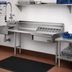 Thumbnail image #2 for Eagle Group 48-Inch Straight Soiled Dishtable with 16/304 Stainless Steel Top, Left-to-Right Operation, and Pre-Rinse Sink