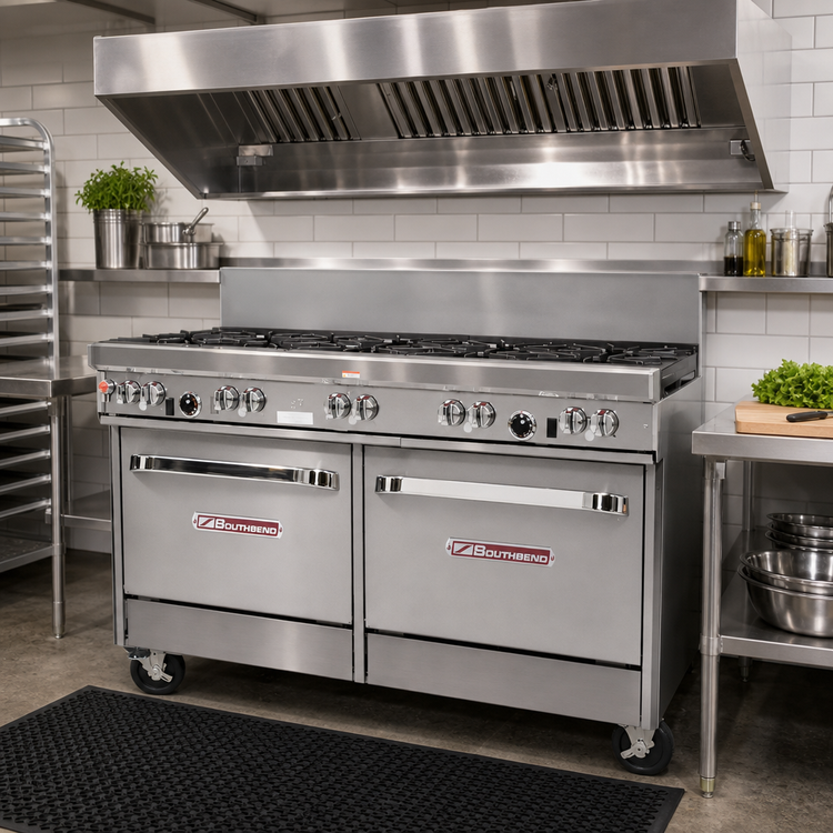 Product image #2 for Southbend Ultimate 60-Inch Gas Restaurant Range with 10 Burners, Standard Oven and Convection Oven