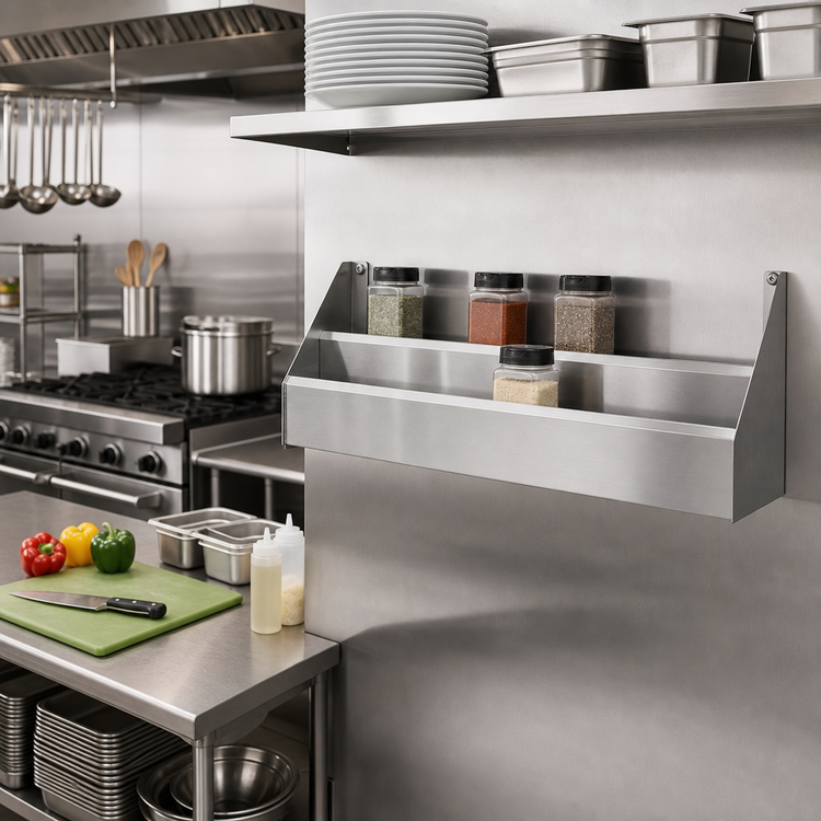 Product image #2 for CHOICE Double Speed Rail, 28-Inch W x 10-Inch D, Stainless Steel