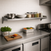 Thumbnail image #2 for 72-Inch Wide x 10-Inch Deep 304 Stainless Steel Wall-Mounted Shelf