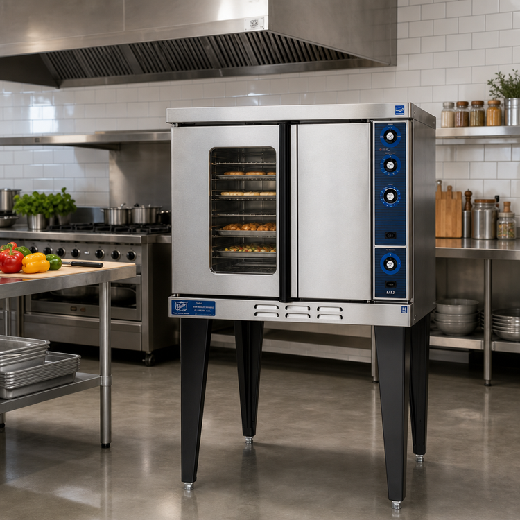 Product image #2 for Duke 613-G3XX Single Deck Deep Depth Gas Convection Oven