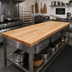 Thumbnail image #2 for John Boos Northern Hard Rock Maple Edge Grain Wood Work Table Top, 132 x 24 x 2-1/4 Inches, Penetrating Oil Finish