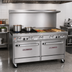 Thumbnail image #2 for Southbend Ultimate 60-Inch Gas Restaurant Range with 2 Open Burners, 48-Inch Griddle, Standard Oven, and Cabinet Base