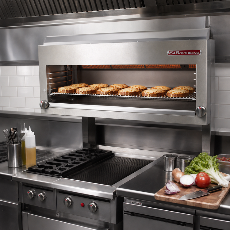 Product image #3 for Southbend Platinum Heavy Duty 60-Inch Gas Infrared Cheesemelter, Riser Mount