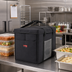 Thumbnail image #3 for Cambro GoBag Large Folding Delivery Bag for Full-Size Food Pans, 21 x 14 x 17 Inch, Black