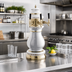 Thumbnail image #2 for Perlick Torino White Ceramic Countertop Glycol-Cooled 2-Faucet Draft Beer Tower