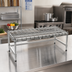 Thumbnail image #2 for Eagle Group Chrome Wire Dunnage Rack, 60 x 24 x 14 Inches, with Removable Wire Mat