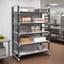 Thumbnail image #2 for Cambro Camshelving Elements XTRA 21-Inch Deep 72-Inch Long 84-Inch High 5-Shelf Solid Stationary Starter Unit