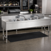Thumbnail image #2 for Advance Tabco Special Value 96-Inch 4-Compartment Stainless Steel Bar Sink with Dual Drainboards and Splash-Mount Faucets