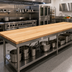 Thumbnail image #2 for Boos Block Northern Hard Rock Maple Edge Grain Kitchen Countertop, 120 x 27 x 1-1/2 Inch, Oil Finish