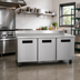 Thumbnail image #2 for Hoshizaki Steelheart WR72B 72-Inch Three-Section Reach-In Worktop Refrigerator