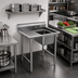 Thumbnail image #2 for Eagle Group 412 Series 1-Compartment Commercial Sink with 18