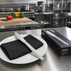 Thumbnail image #3 for Winco Manhattan 0008-08 8-1/8-Inch Heavy Weight 18/0 Stainless Steel Satin Finish Dinner Knife Case of 25