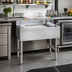 Thumbnail image #2 for Advance Tabco Underbar Basics 36-Inch Stainless Steel Cocktail Unit with 16-Inch Deep Ice Bin