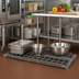 Thumbnail image #2 for Quantum 60-Inch x 24-Inch Gray Epoxy Dunnage Shelf with Removable Wire Top Mat, 1500 lb. Capacity