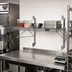 Thumbnail image #2 for Quantum Post Wall-Mount Cantilever Single Shelf System, 42 x 12 Inch, Gray Epoxy Finish
