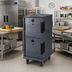 Thumbnail image #2 for Full-Size 2-Compartment Insulated Polyethylene Food Pan Carrier