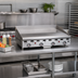 Thumbnail image #2 for Vulcan MSA24 Heavy Duty Countertop Gas Griddle with 24 x 24 Inch Smooth Steel Plate, 54,000 BTU