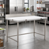 Thumbnail image #2 for 72-Inch x 30-Inch Poly Top Cutting Table with Stainless Steel Tubular Base and Removable Backsplash