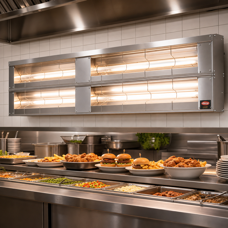 Product image #2 for Hatco Glo-Ray® 120-Inch Lighted Double Infrared Strip Heater