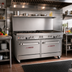 Thumbnail image #2 for Southbend Ultimate 60-Inch Gas Restaurant Range with 4 Burners, 36-Inch Charbroiler and 2 Standard Ovens