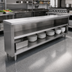 Thumbnail image #2 for Advance Tabco Special Value Series 60-Inch Stainless Steel Dish Cabinet with Open Base and Mid-Shelf