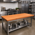 Thumbnail image #2 for Boos Block American Cherry Edge Grain Kitchen Countertop, 84 x 38 x 2-1/4 Inches, Penetrating Oil Finish