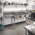 Thumbnail image #2 for Eagle Group 412 Series Three Compartment Sink with Left Drainboard, 74-5/8 Inch W x 27-1/2 Inch D