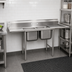 Thumbnail image #2 for Eagle Group 314 Series Two-Compartment Stainless Steel Sink with Right Drainboard, 56-5/8