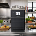 Thumbnail image #2 for Merrychef USA eikon E1S Ventless High-Speed Countertop Oven, Microwave/Impingement/Convection, 12-Inch Cavity, Touchscreen