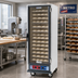 Thumbnail image #2 for Metro C5 1 Series Full Height Mobile Proofing Cabinet, Non-Insulated, Clear Polycarbonate Door, Universal Wire Slides