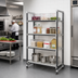Thumbnail image #2 for Cambro Camshelving Elements XTRA 4-Shelf Vented High Density Top Rail Stationary Starter Unit, 21