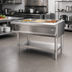 Thumbnail image #2 for Eagle Group SHT2-240-3 Electric Sealed-Well Hot Food Table with Open Base, 2 Wells, 33-Inch Wide, 240V/3-Phase